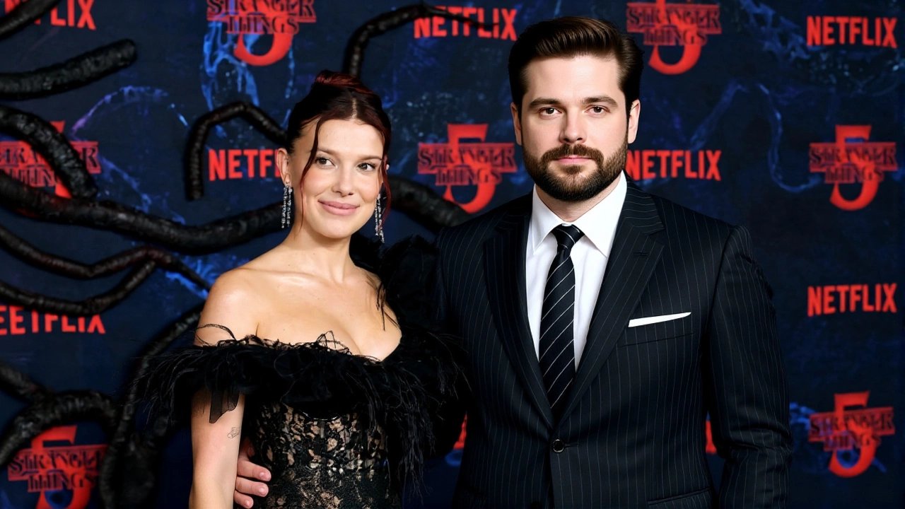 Millie Bobby Brown and David Harbour Stand United at 'Stranger Things' Final Premiere Amid Bullying Allegations